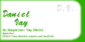 daniel vay business card